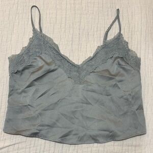 Abercrombie & Fitch light green Lace Camisole